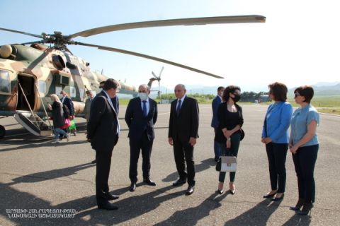 Премьер-министр Республики Армения Никола Пашинян прибыл в Степанакерт