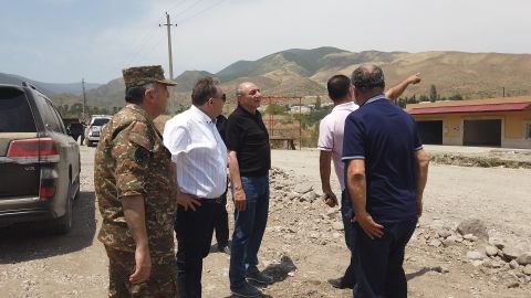 Президент Республики Арцах Бако Саакян посетил Аскеранский и Мартакертский районы