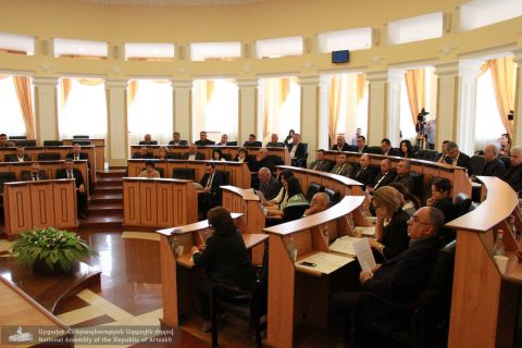 Գումարվել է Արցախի Հանրապետության Ազգային ժողովի 7-րդ գումարման 4-րդ նստաշրջանի առաջին նիստը