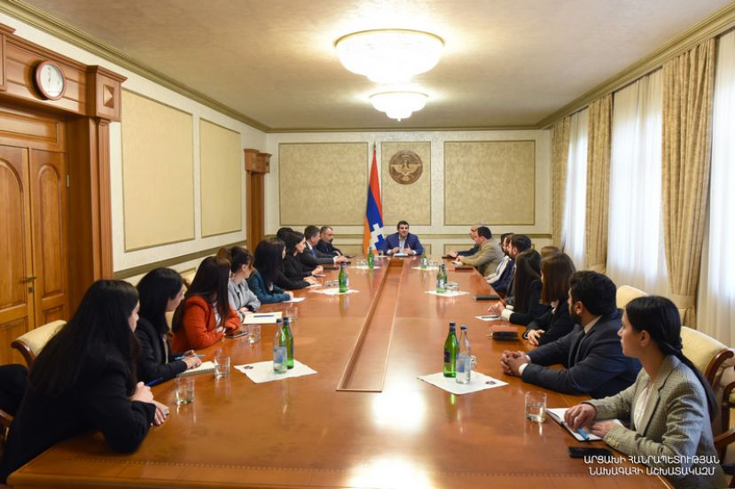 President Harutyunyan met with a group of students of the Diplomatic School of the Ministry of Foreign Affairs of Armenia