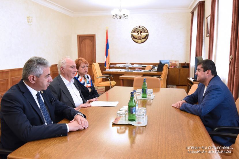 President Harutyunyan received members of the “In support of Artsakh” Initiative