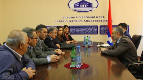 David Babayan Received the Delegation of the National Academy of Sciences of the Republic of Armenia