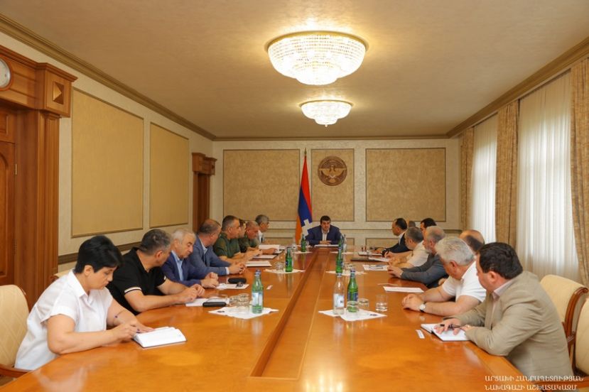 President Harutyunyan convened an enlarged sitting of the Security Council