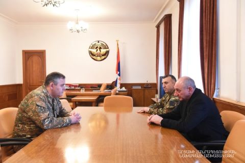 Встреча с начальником Генштаба Вооруженных сил РА Артаком Давтяном