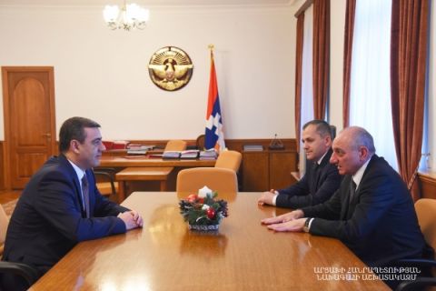 Встреча с исполняющим обязанности директора СНБ Республики Армения Эдуардом Мартиросяном