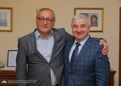 Ашот Гулян встретился с новоизбранным председателем НС Артуром Товмасяном