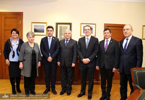 Первый вице-президент Конгресса Республики Гватемала Фелипе Алехос Лорензана посетил парламент Арцаха