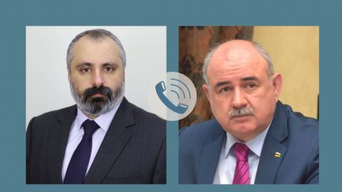 Состоялась онлайн-встреча главы МИД Арцаха с главой МИД Южной Осетии