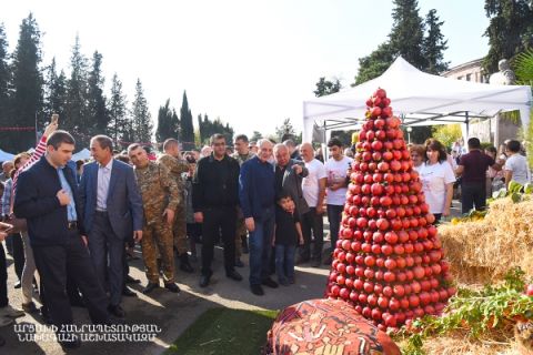 Президент Республики Арцах присутствовал на фестивале граната
