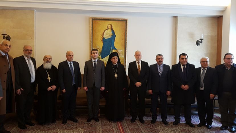 Государственный министр с рабочим визитом находится в Ливане