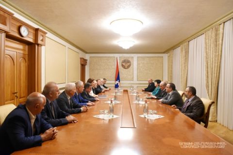 Встреча с делегацией Союза армян России